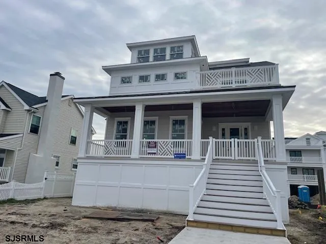 a view of a house with a balcony