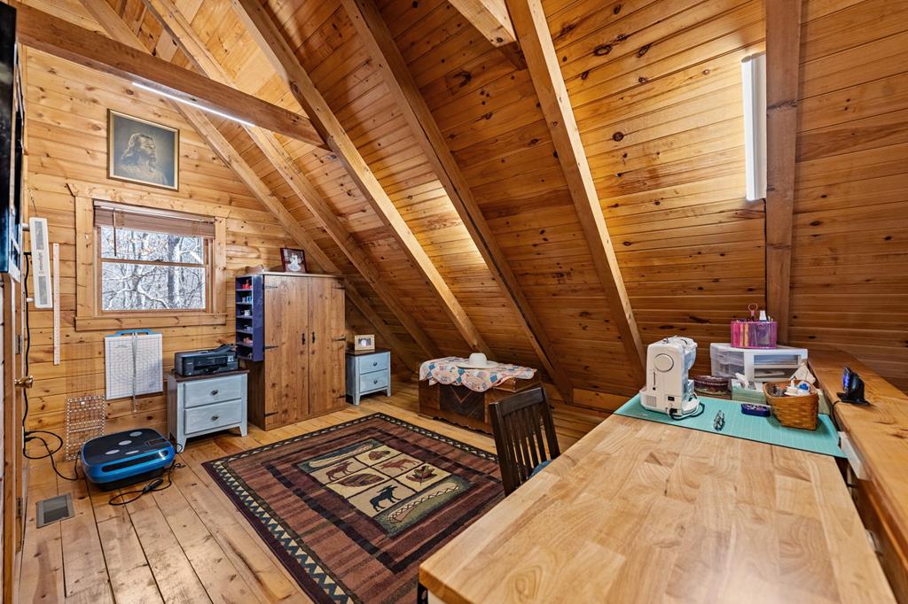 114 Hunter Hill Way Ellijay, GA 30540 - Photo 26 of 41 a view of barbeque area with seating area