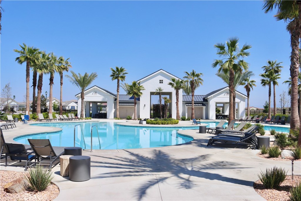 2018 Risborough Court Bakersfield, CA 93311 - Photo 62 of 73 front view of a house with a patio