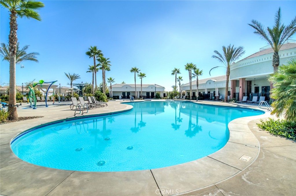 2018 Risborough Court Bakersfield, CA 93311 - Photo 68 of 73 a view of a swimming pool with an outdoor seating