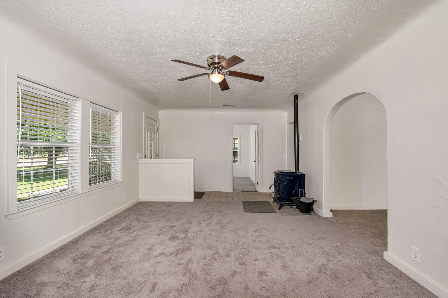 44671 Hobart Road Dos Palos, CA 93620 - Photo 12 of 43 living room & pellet stove