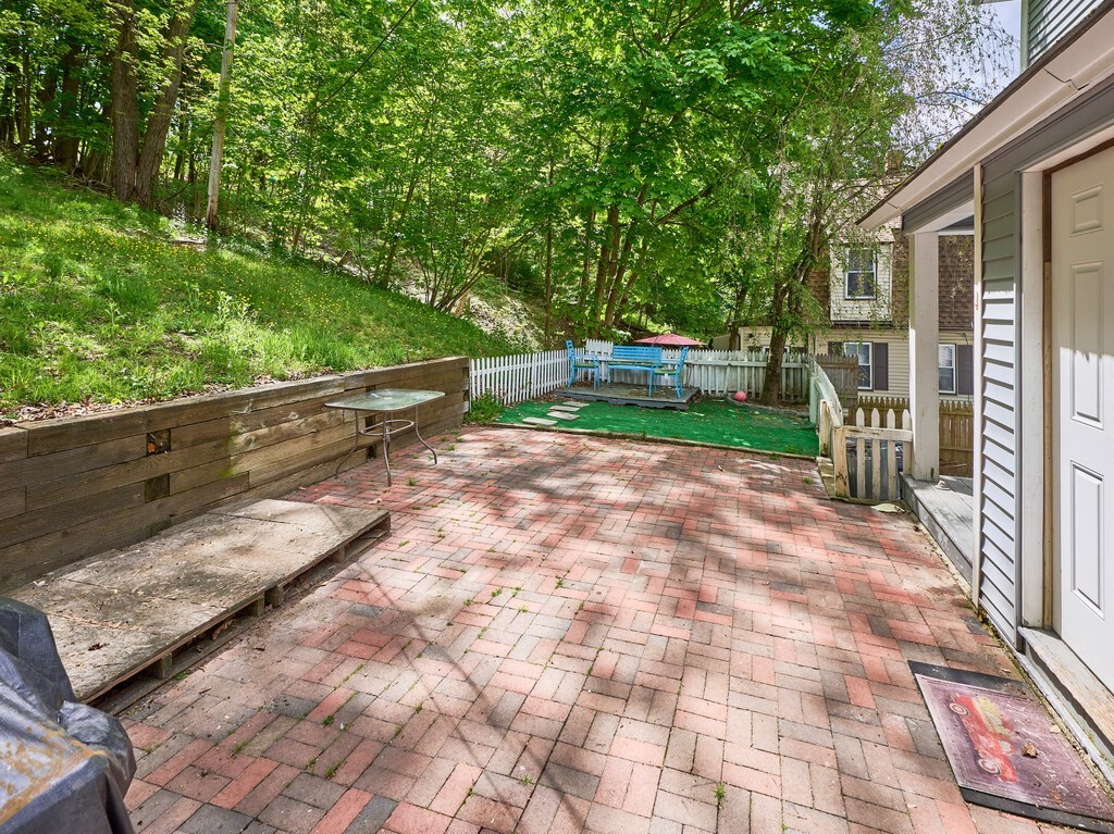 88 Beaconsfield Road Worcester, MA 01602 - Photo 29 of 34 a view of backyard with deck and garden