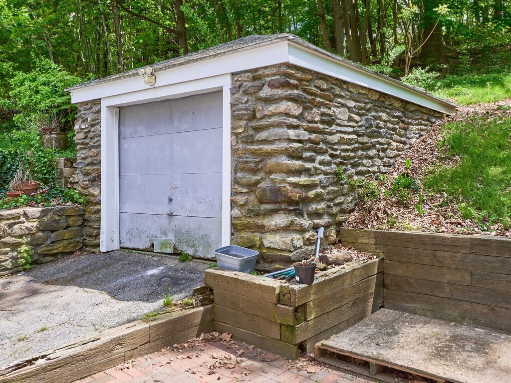 88 Beaconsfield Road Worcester, MA 01602 - Photo 34 of 34 a view of a backyard with couches and wooden fence