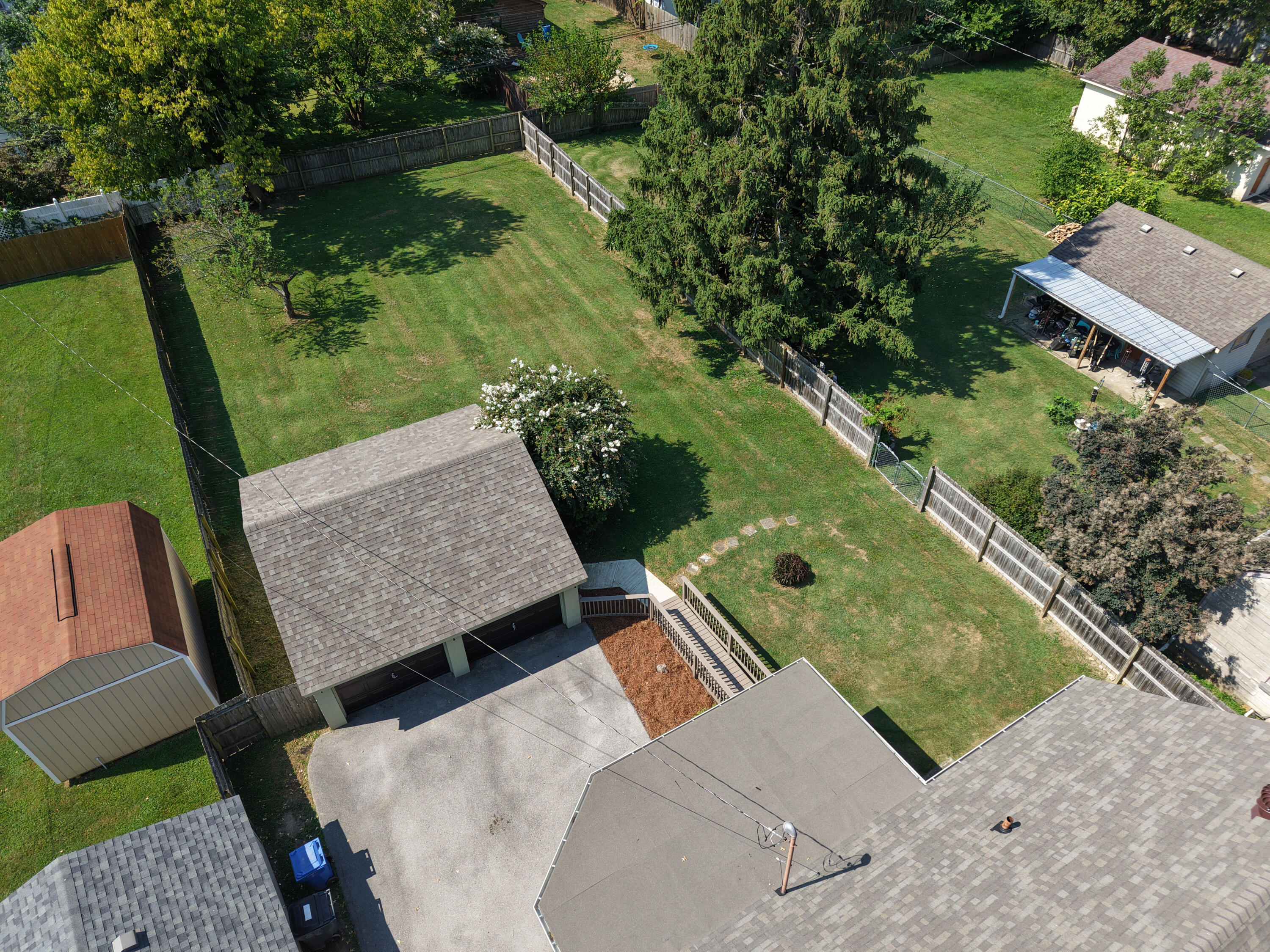 616 Springridge Drive Lexington, KY 40503 - Photo 31 of 33 Aerial Rear Yard