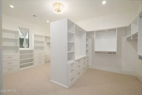 a view of walk in closet