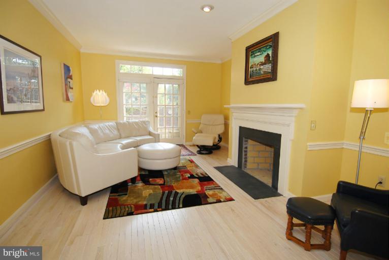 1109 Portner Road Alexandria, VA 22314 - Photo 8 of 23 Living Room with fireplace