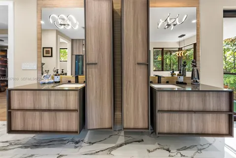 a bathroom with a bathtub and window