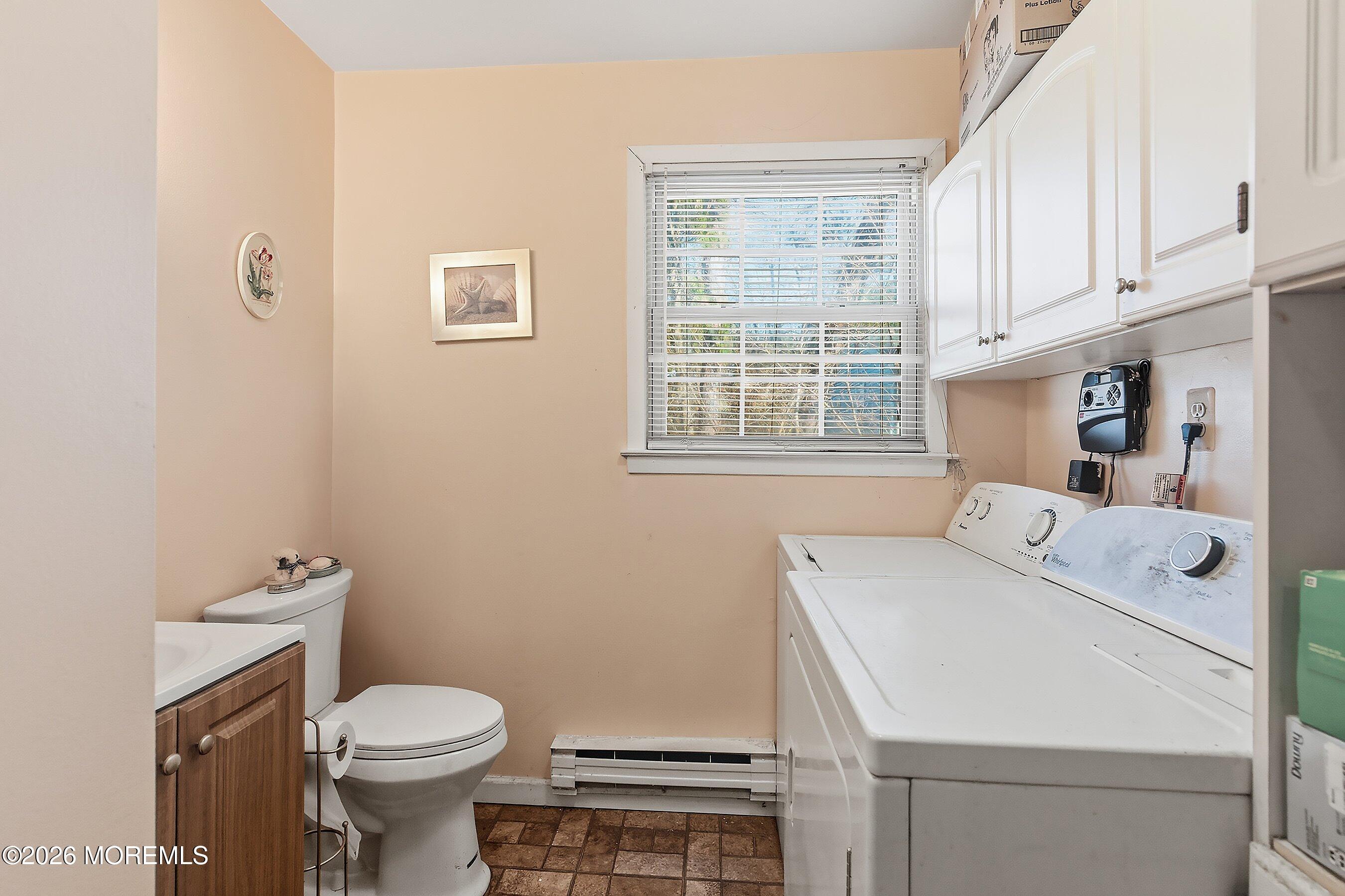 56 South Chestnut Avenue Whiting, NJ 08759 - Photo 20 of 44 a utility room with dryer and washer