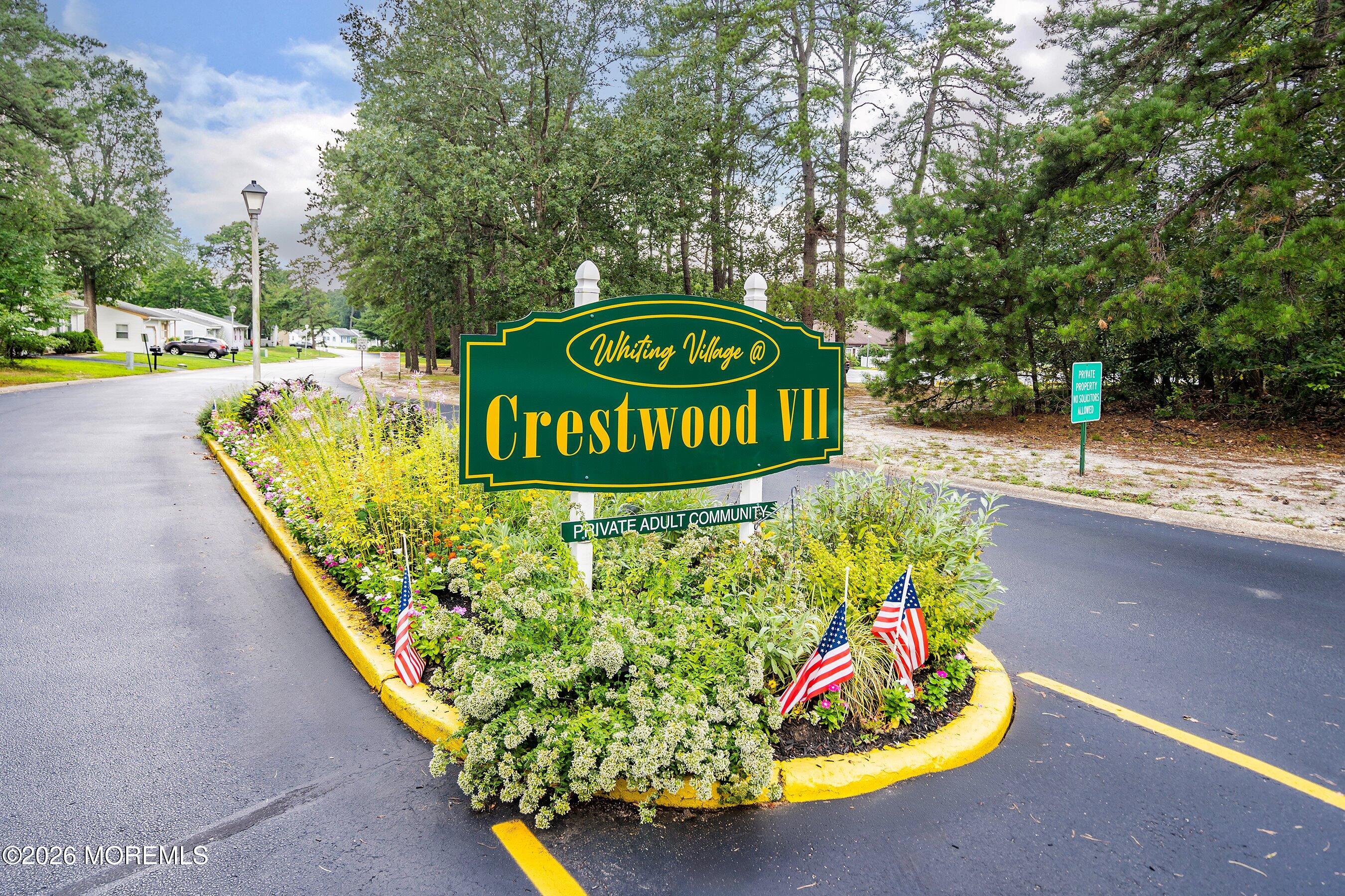 56 South Chestnut Avenue Whiting, NJ 08759 - Photo 26 of 44 a sign on the side of the road