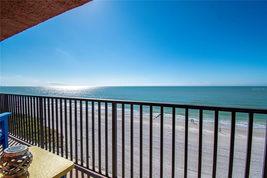 15316 Gulf Boulevard, Unit 402 Madeira Beach, FL 33708 - Photo 36 of 41 a view of a balcony