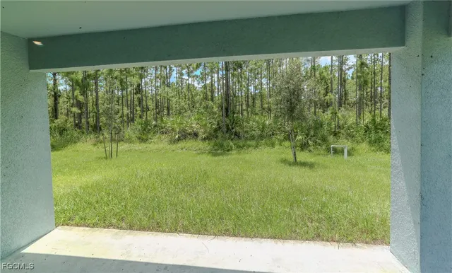 a view of outdoor space with a lake view