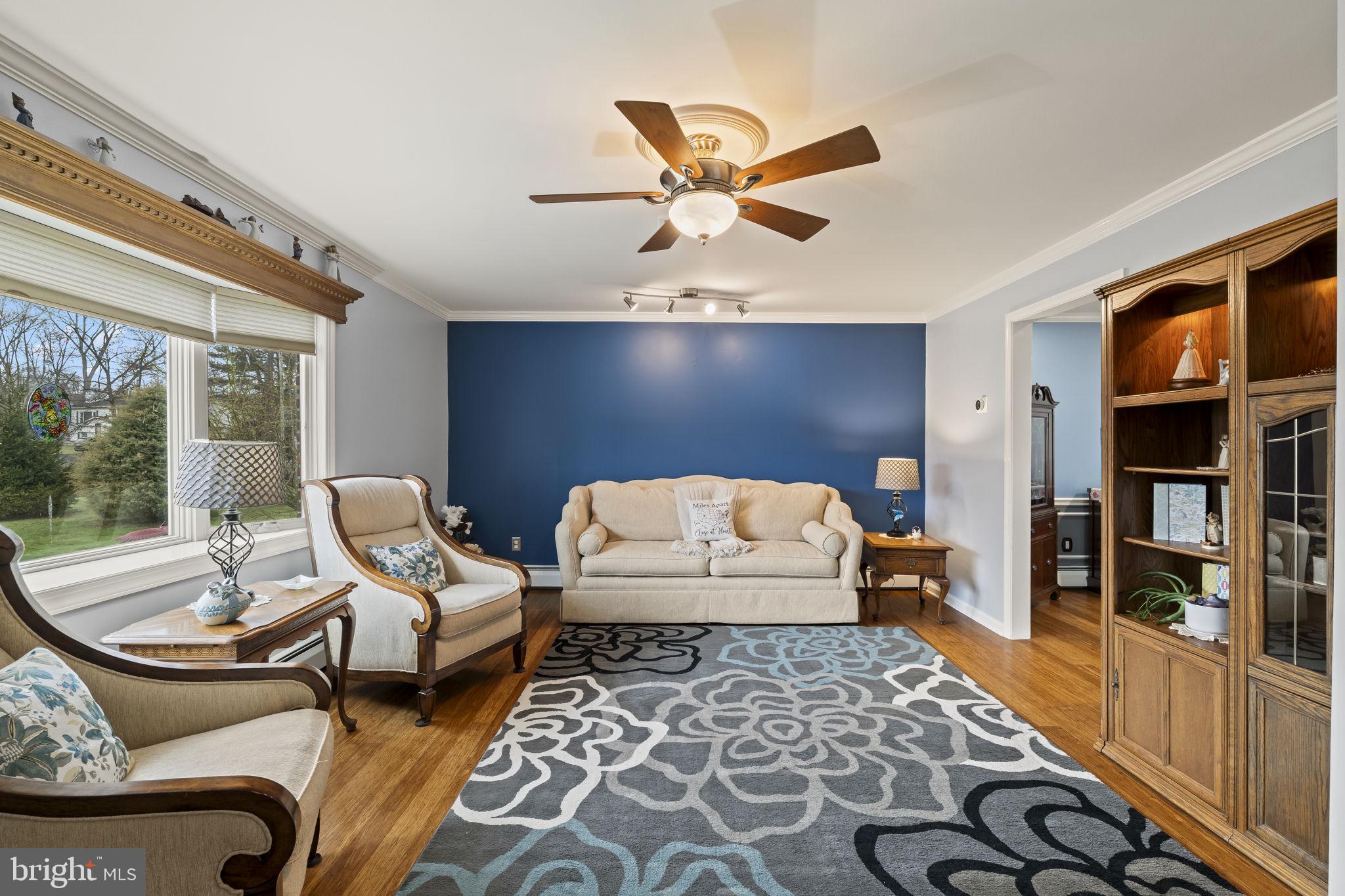 4901 Reedman Avenue Bensalem, PA 19020 - Photo 18 of 55 a living room with furniture and a rug