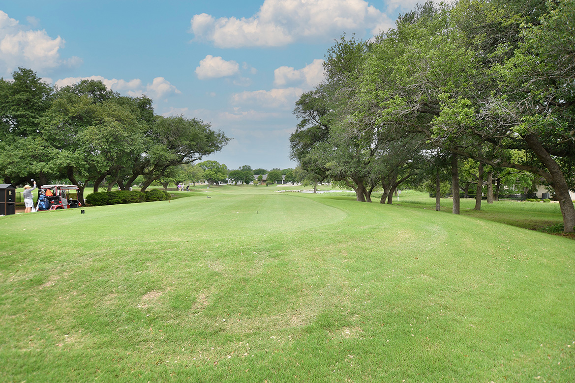 120 Golf View Drive Georgetown, TX 78633 - Photo 28 of 32 Located beside the house, beautiful green views are seen all year long from the tee boxes of Hole No. 4 at Legacy Hills Golf Course.