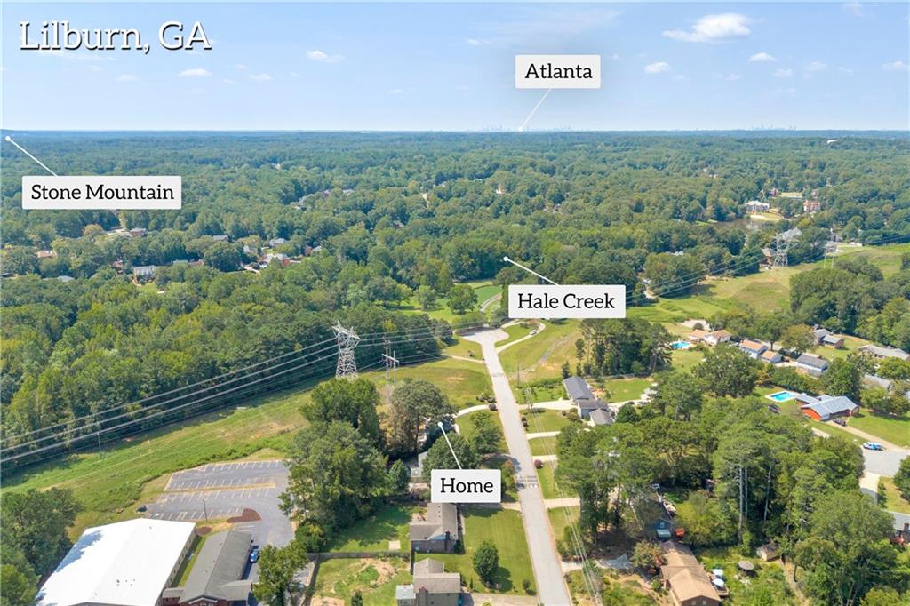 4872 Arrowhead Trail W Southwest Lilburn, GA 30047 - Photo 42 of 44 a view of a city from a building