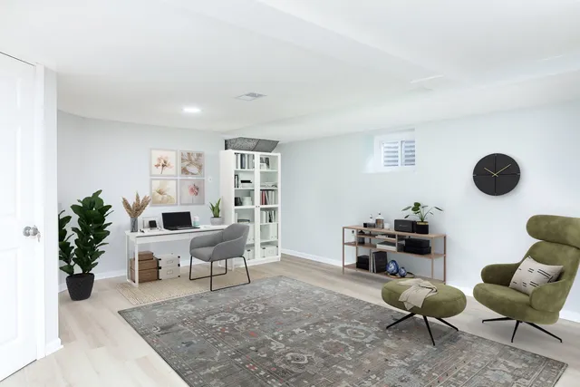 a bathroom with a sink a washer and dryer