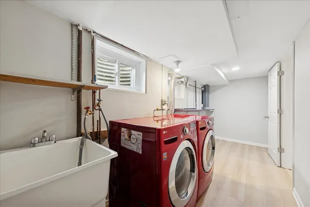 a view of outdoor space with sign board and garden