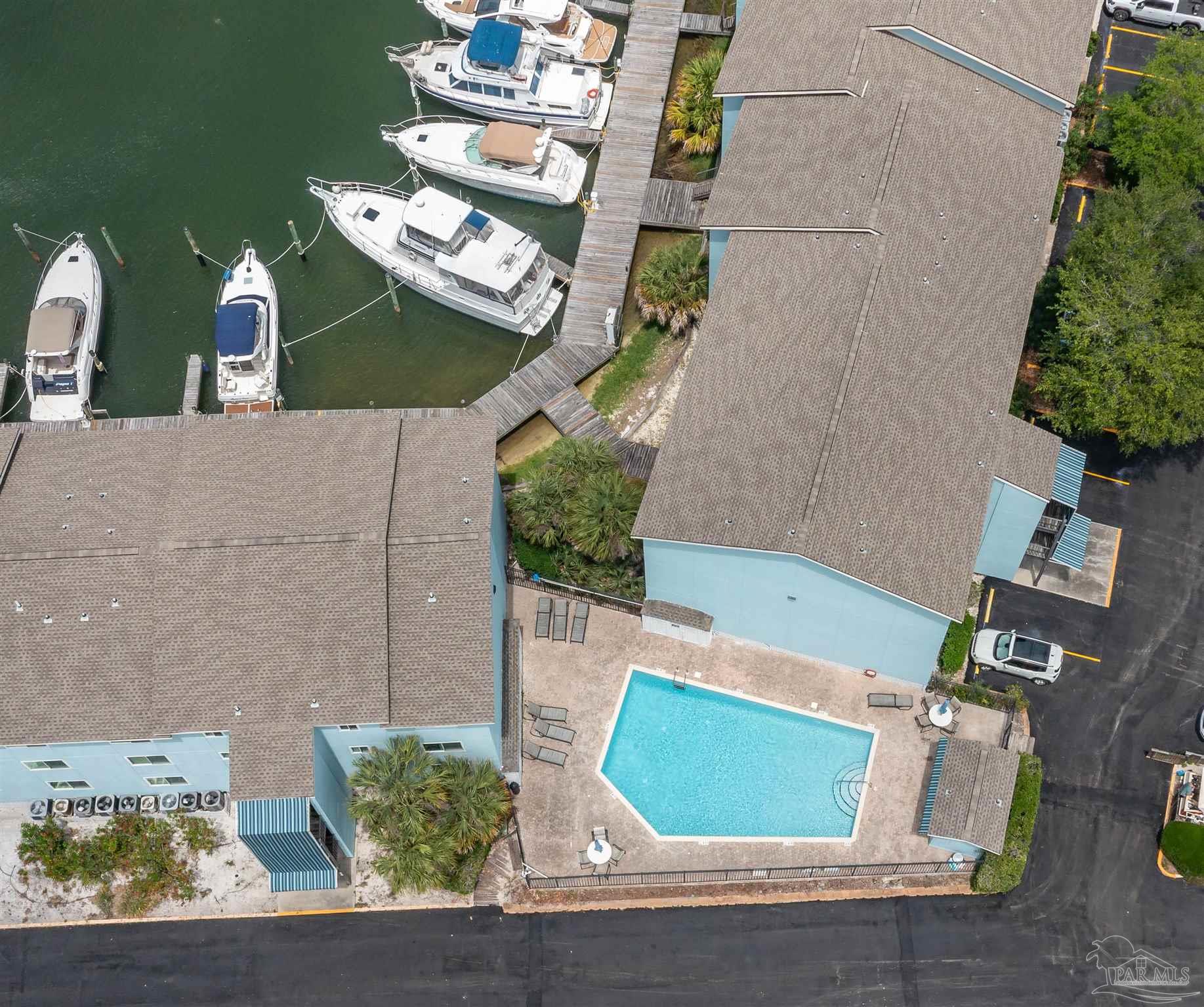 14100 River Road, Unit 228B Pensacola, FL 32507 - Photo 39 of 41 an aerial view of a house with outdoor space