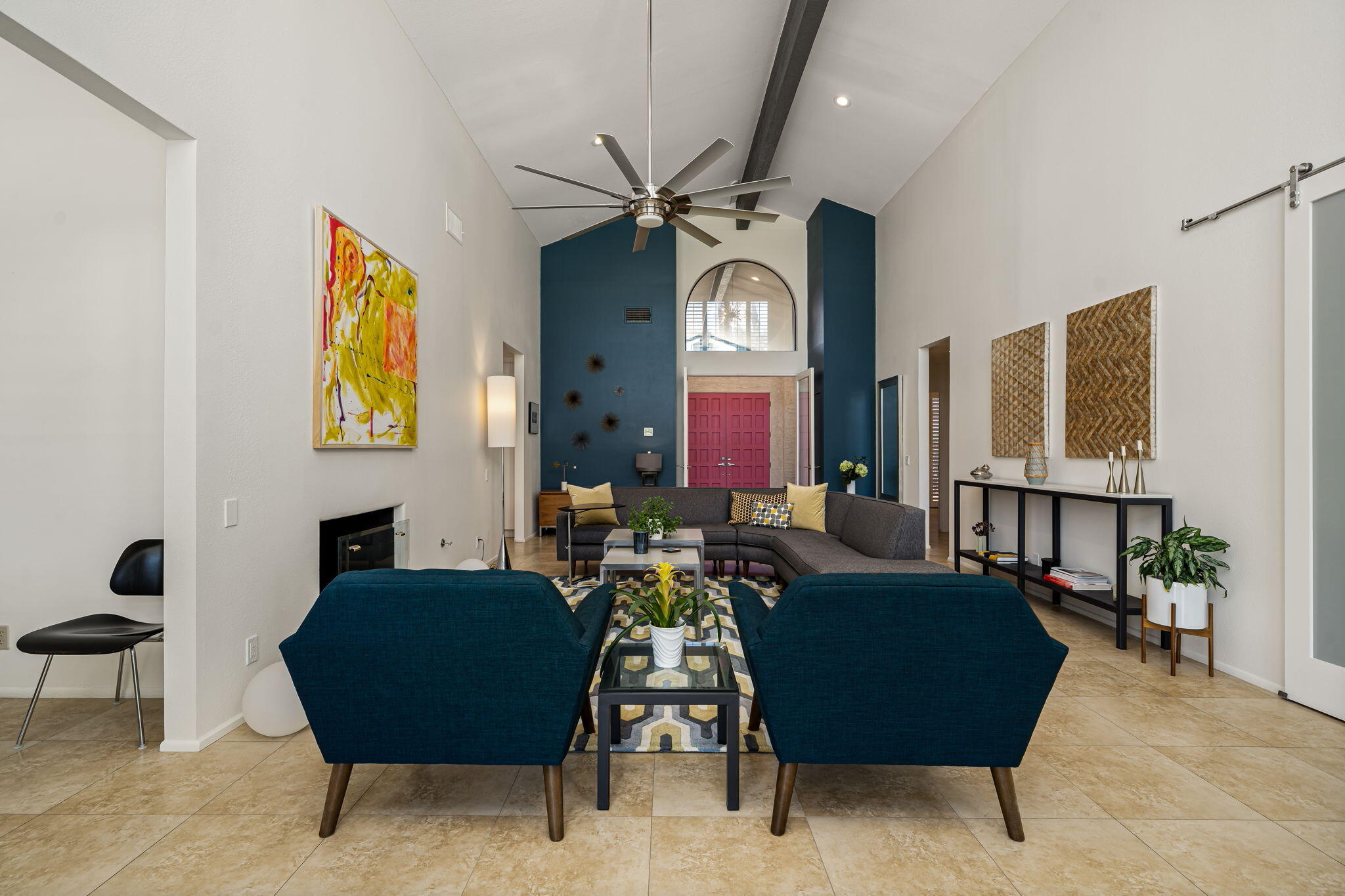41 Lincoln Place Rancho Mirage, CA 92270 - Photo 8 of 37 a living room with furniture and a large window