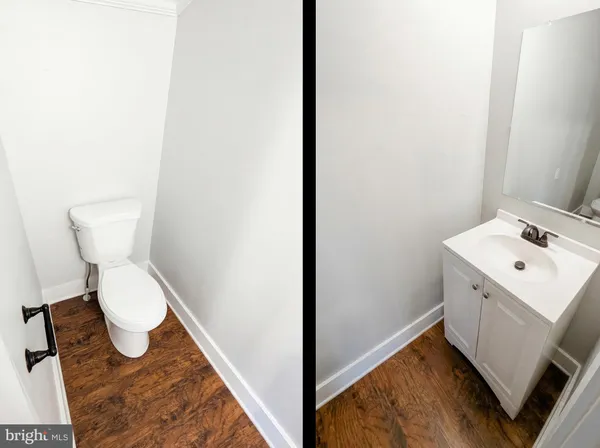 a view of bathroom with a toilet