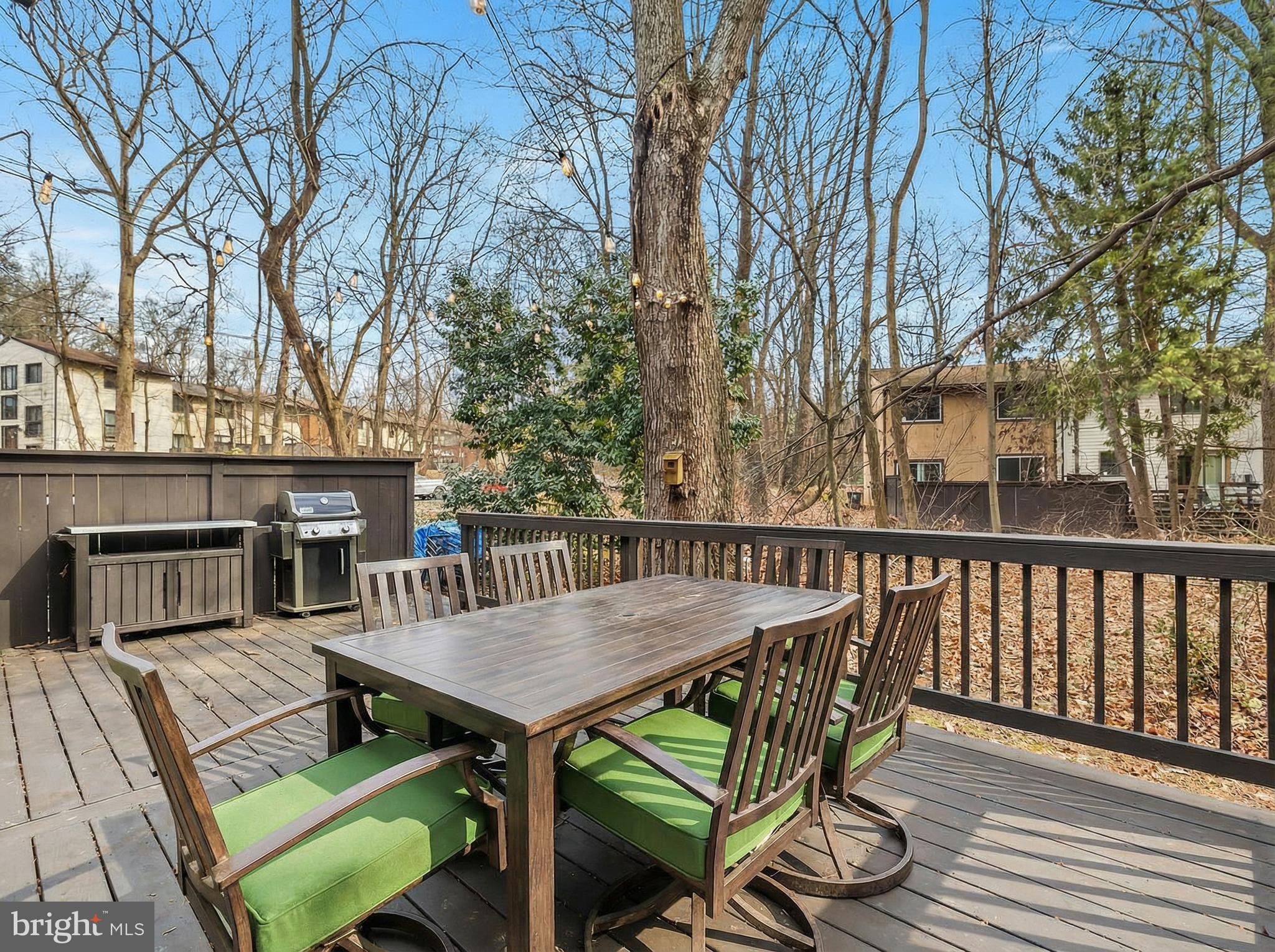 2320 Emerald Heights Court Reston, VA 20191 - Photo 40 of 44 a view of a dinning table and chairs on the roof deck