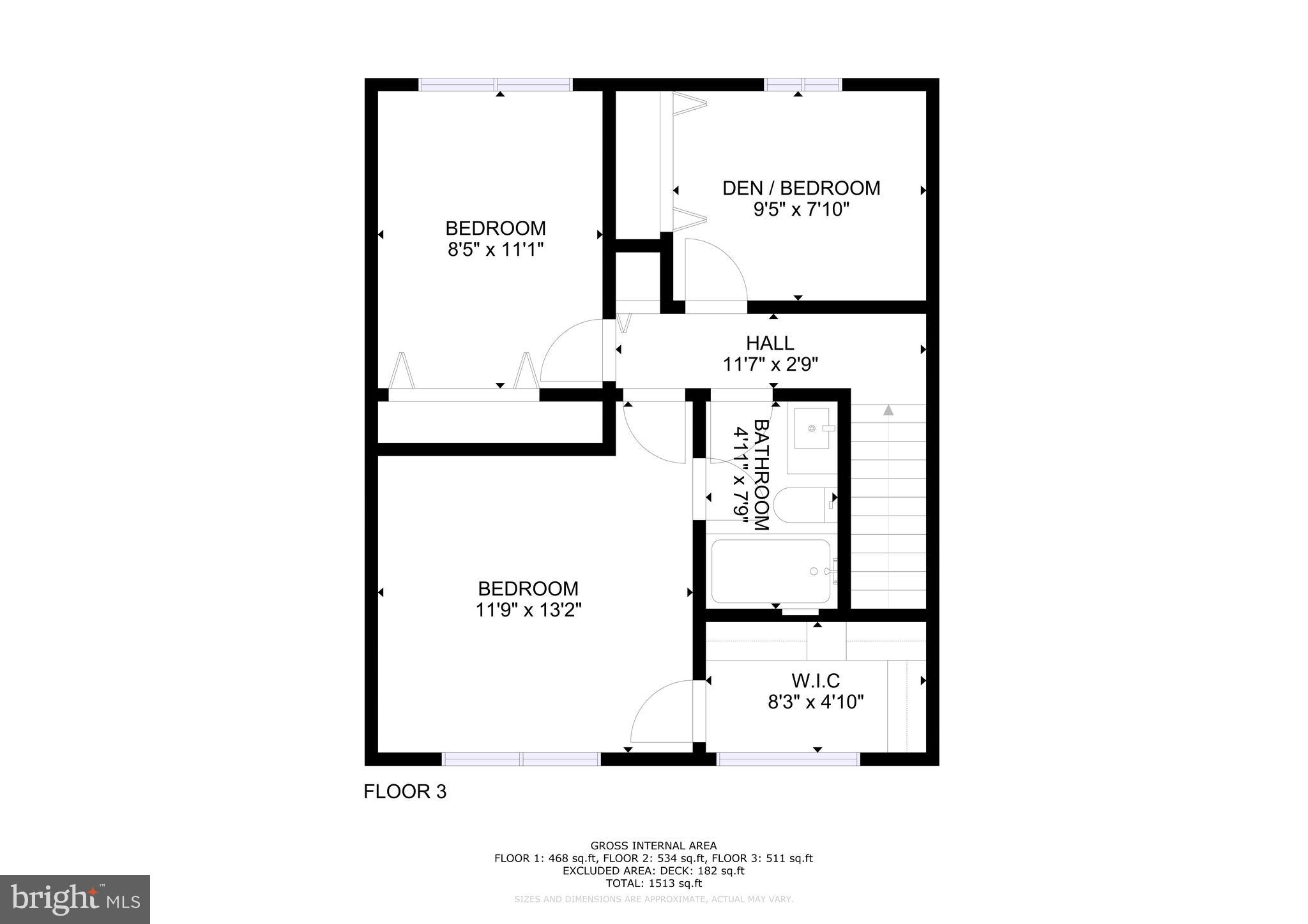 2320 Emerald Heights Court Reston, VA 20191 - Photo 42 of 44 a picture of a floor plan