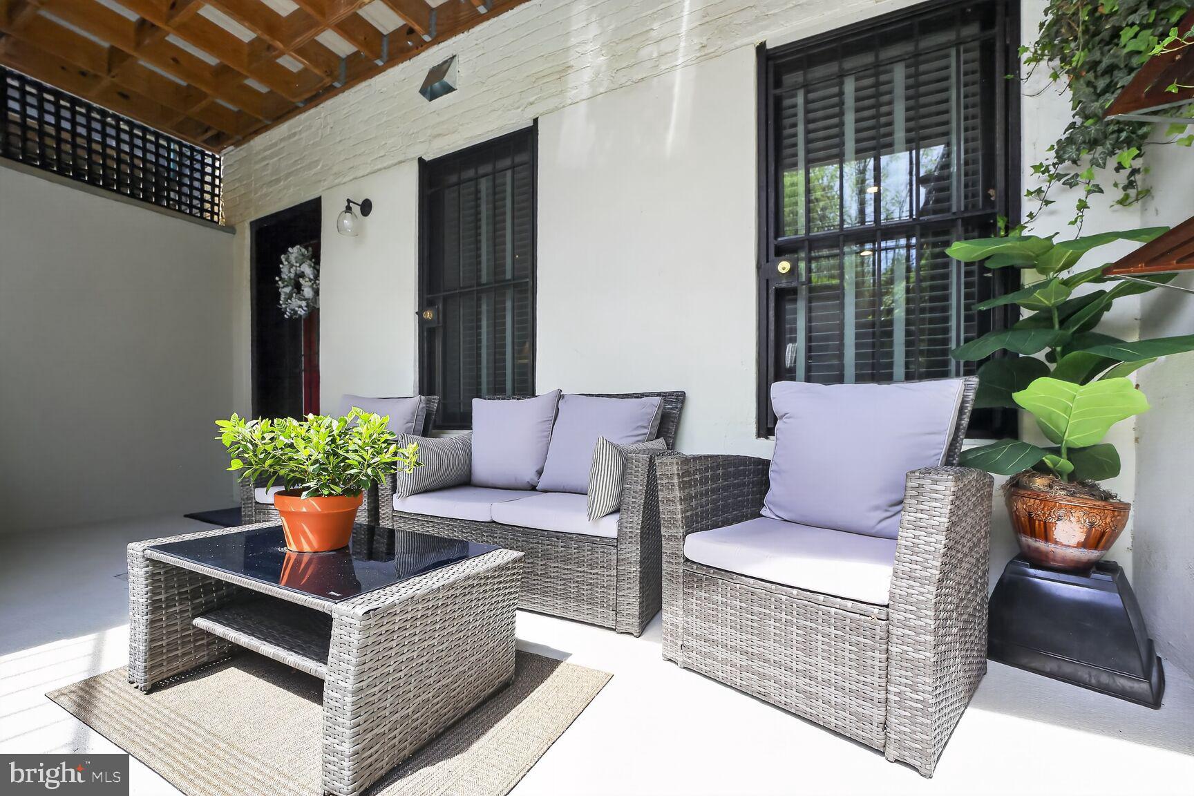 1232 I Street Northeast, Unit 1 Washington, DC 20002 - Photo 10 of 59 Charming outdoor retreat for relaxation.