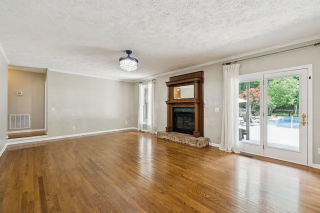 a view of an empty room