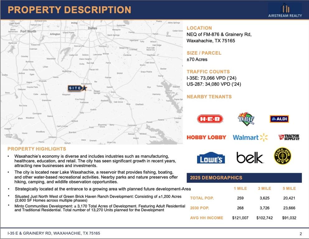 Tbd Grainery Road Waxahachie, TX 75167 - Photo 2 of 5