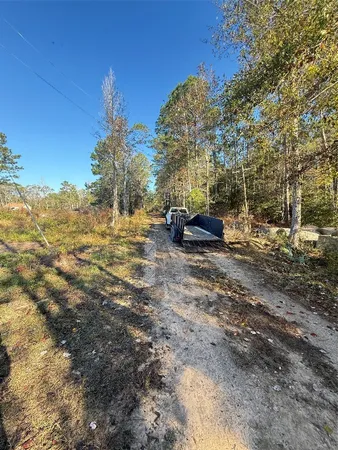 a view of road and with trees