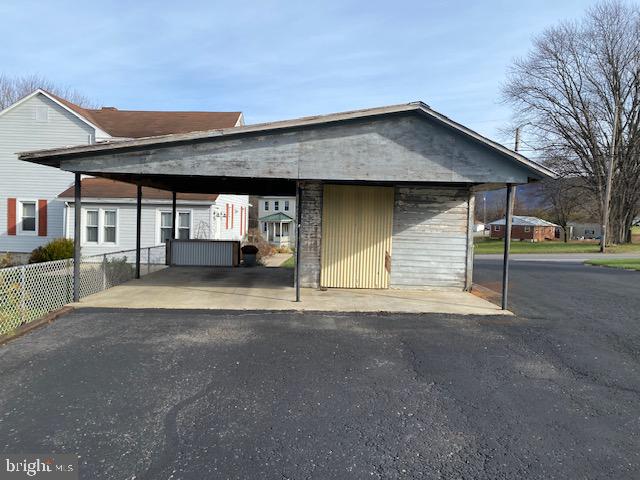 Carport w/ shed