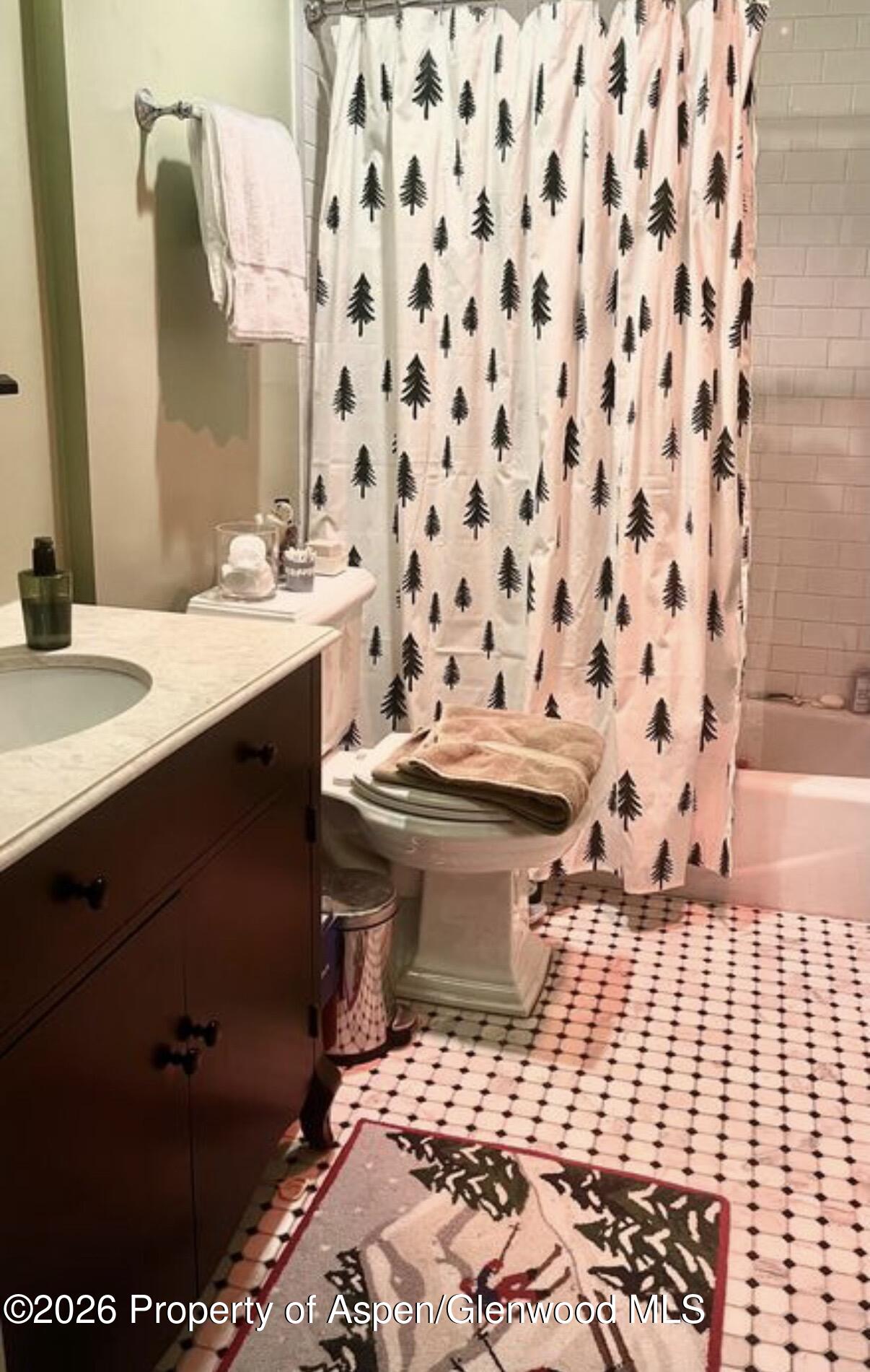 35 Upper Woodbridge Road, Unit 3 Snowmass Village, CO 81615 - Photo 8 of 16 a bathroom with a sink toilet and shower