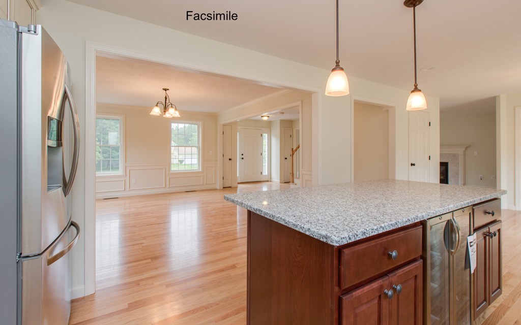Lot 2-55-4 Old County Road Pelham, NH 03076 - Photo 3 of 16 a bathroom with a granite countertop sink and a mirror