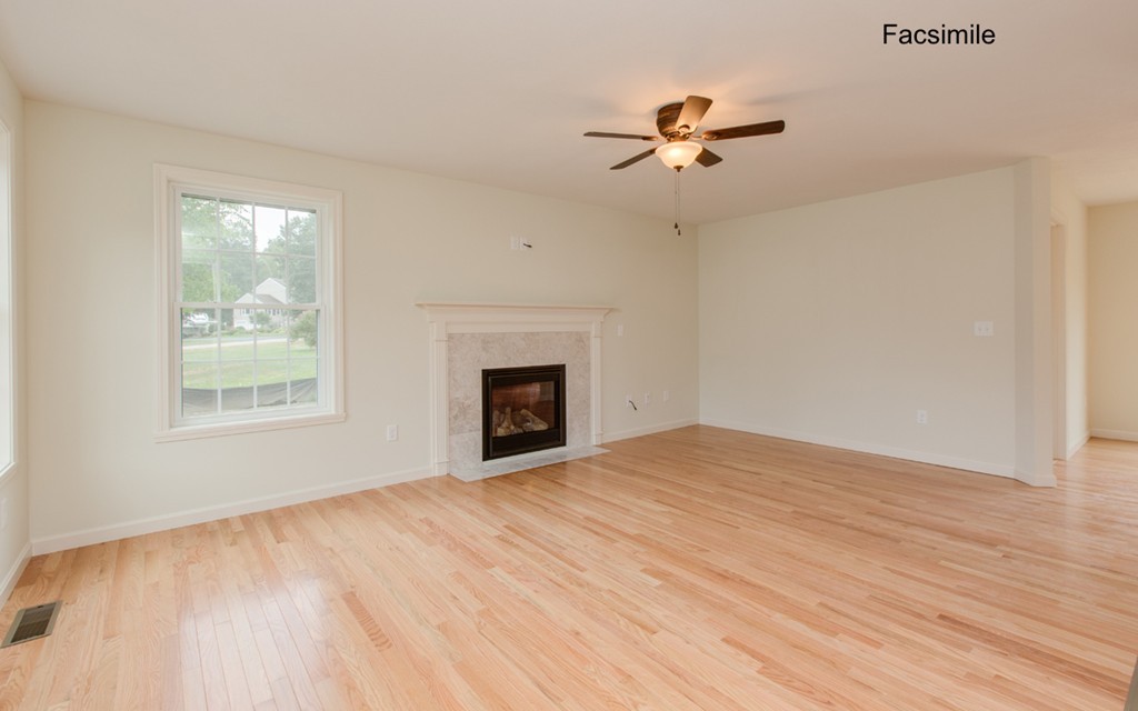 Lot 2-55-4 Old County Road Pelham, NH 03076 - Photo 10 of 16 a view of empty room with wooden floor and fan