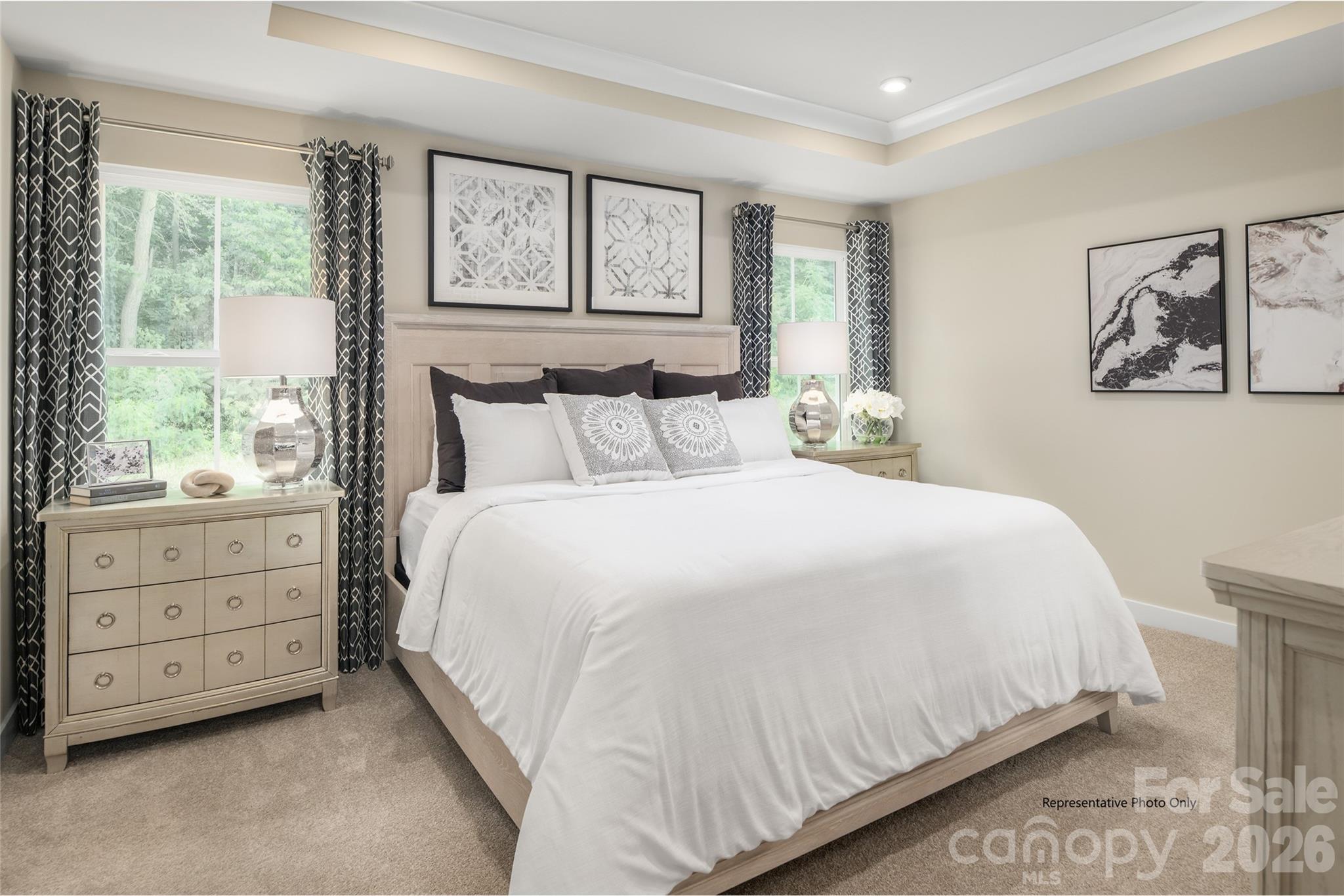 1029 Bracken Hill Road Indian Trail, NC 28079 - Photo 13 of 28 a bedroom with a bed and a window