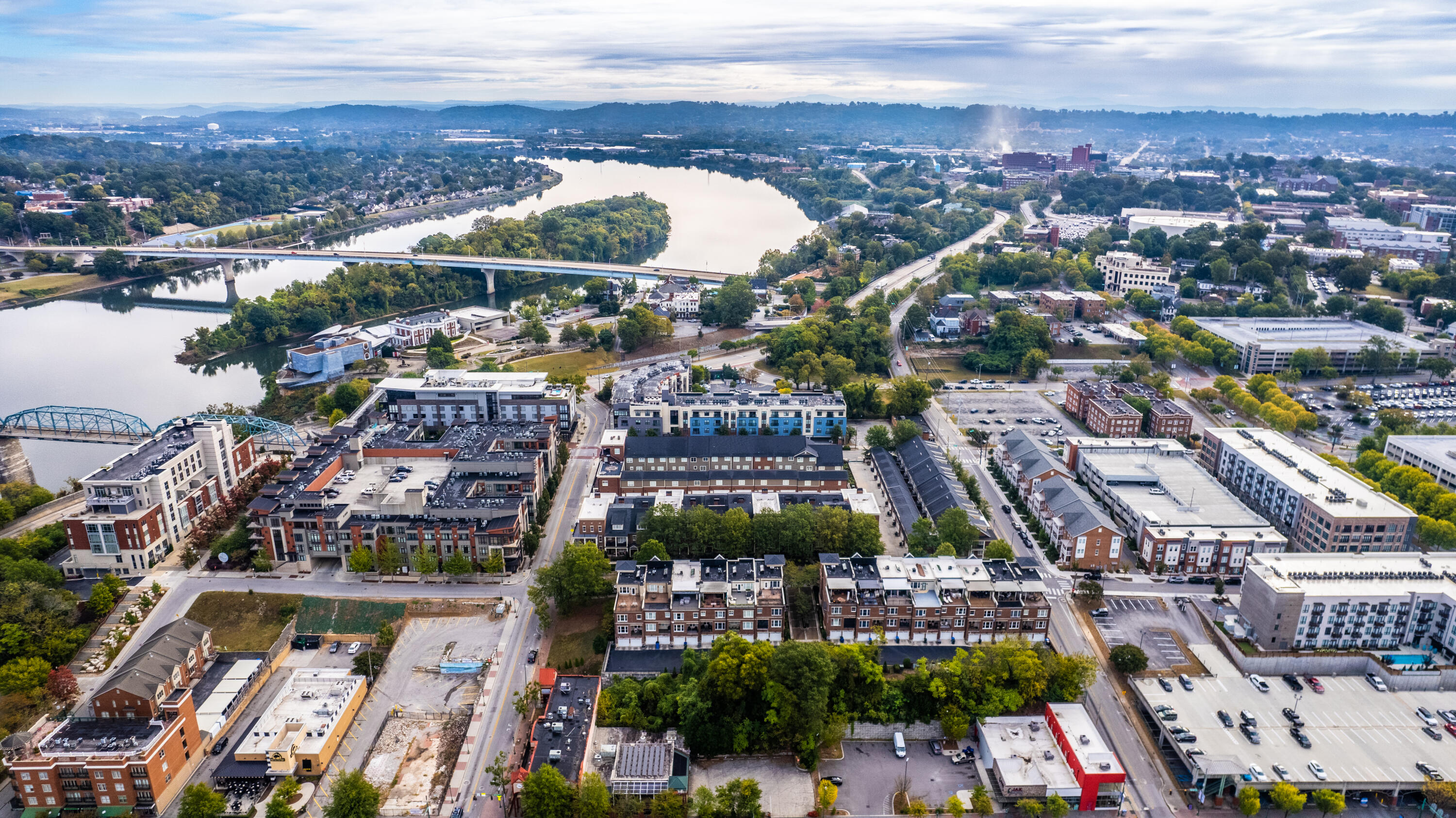 242 Cherry Street Chattanooga, TN 37403 - Photo 91 of 110 Arial view of Walnut Hill Townhomes