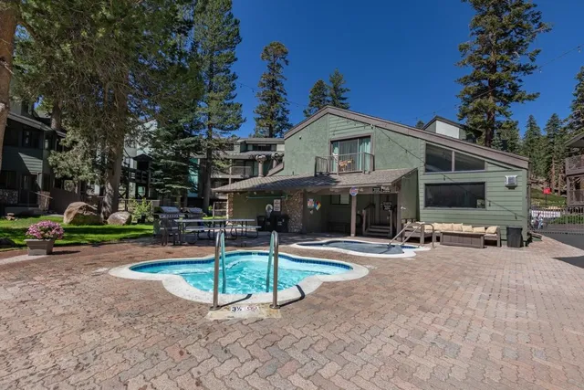 a view of a house with a park