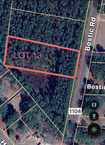 $36,000 | Tbd Tbd Bostic (lot 13) Road, Laurinburg, NC 28352