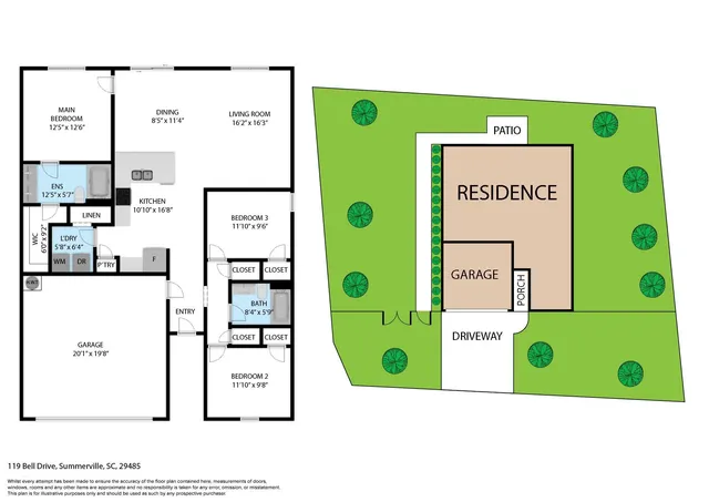 $350,000 | 119 Bell Drive, Summerville, SC 29485