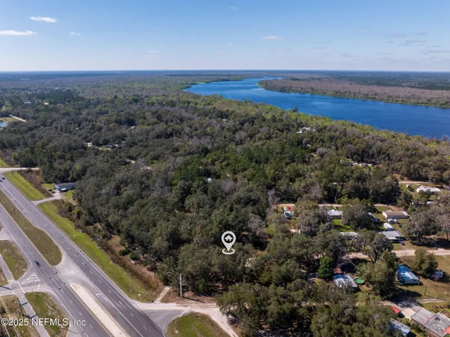 a view of city and mountain