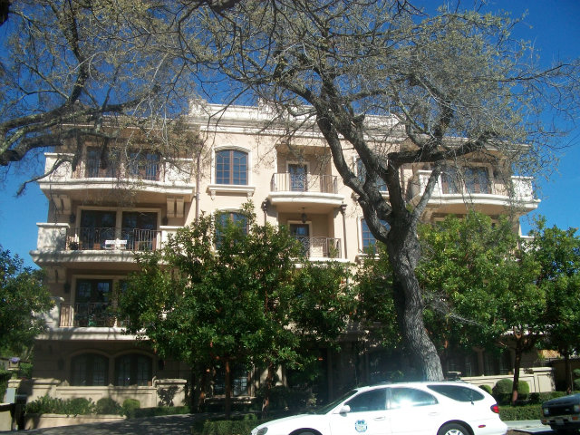 512 Primrose Road, Unit 102 Burlingame, CA 94010 - Photo 1 of 20 a front view of a building with trees