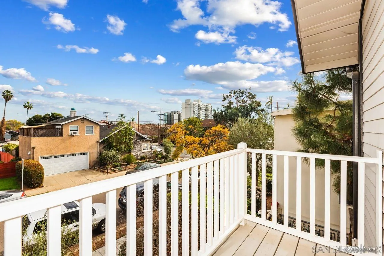 4112 Jackdaw Street San Diego, CA 92103 - Photo 24 of 34 a view of a houses from a balcony