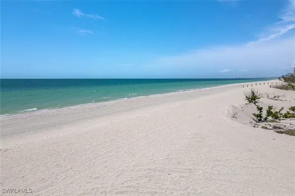 a view of a room with a beach