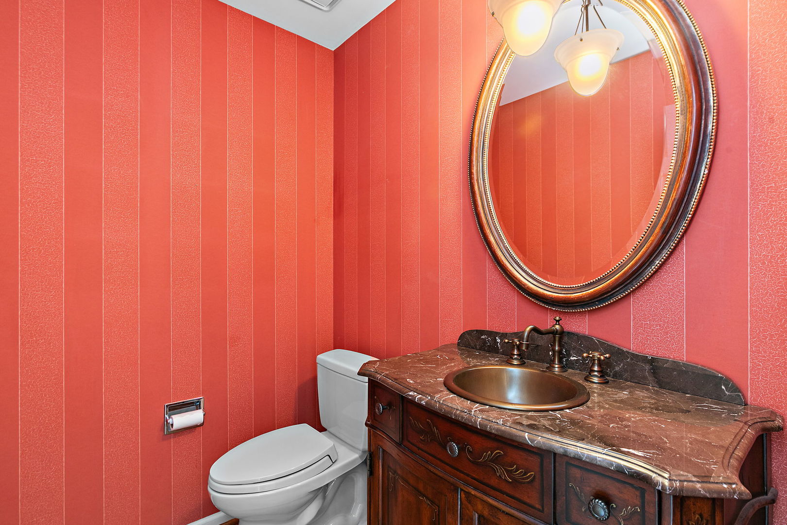 43 North Ravenscraig Lane Inverness, IL 60067 - Photo 11 of 67 a bathroom with a sink a mirror and a toilet