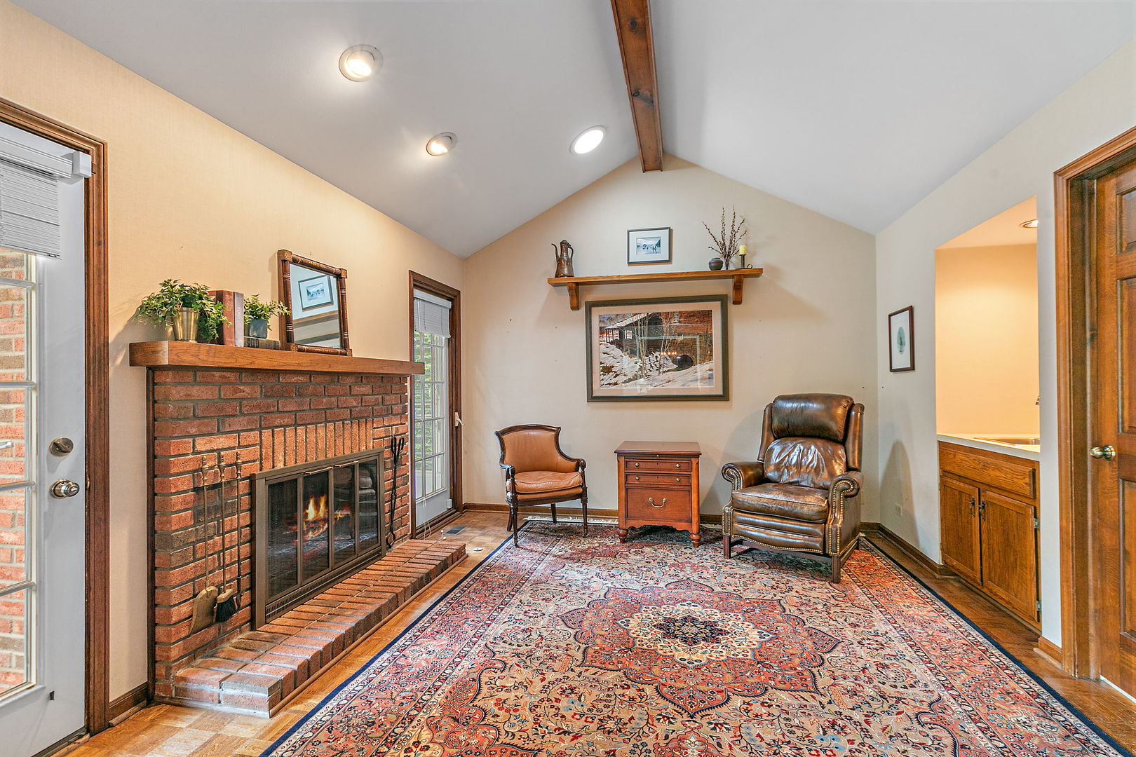 43 North Ravenscraig Lane Inverness, IL 60067 - Photo 19 of 67 a living room with furniture and a fireplace