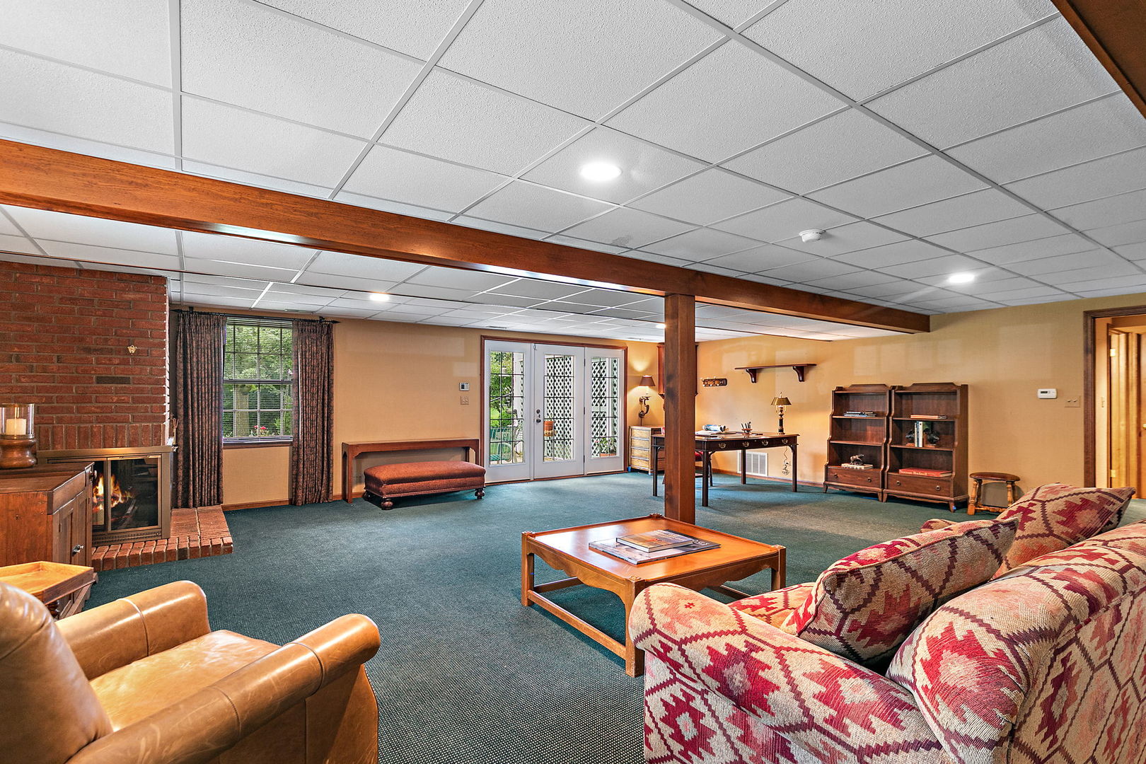 43 North Ravenscraig Lane Inverness, IL 60067 - Photo 33 of 67 a bedroom with furniture and a fireplace