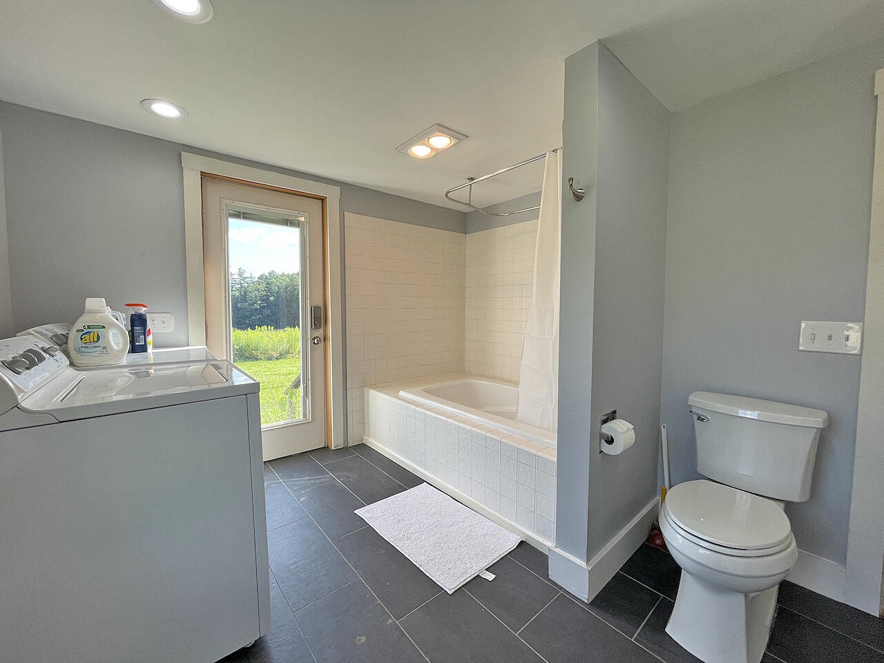 1548 Alna Road Alna, ME 04535 - Photo 12 of 24 Downstairs Bath and Laundry Area