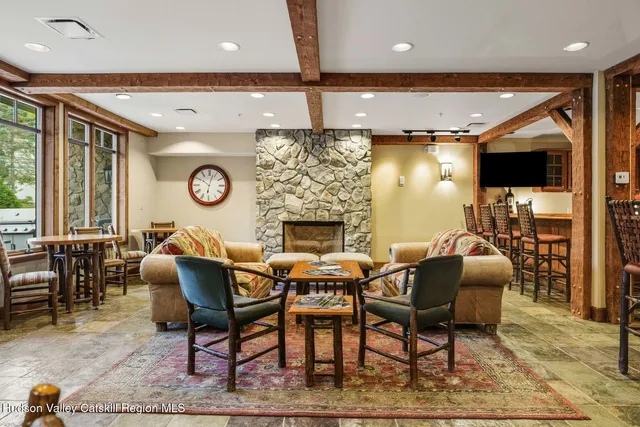 a view of a yard with plants and trees