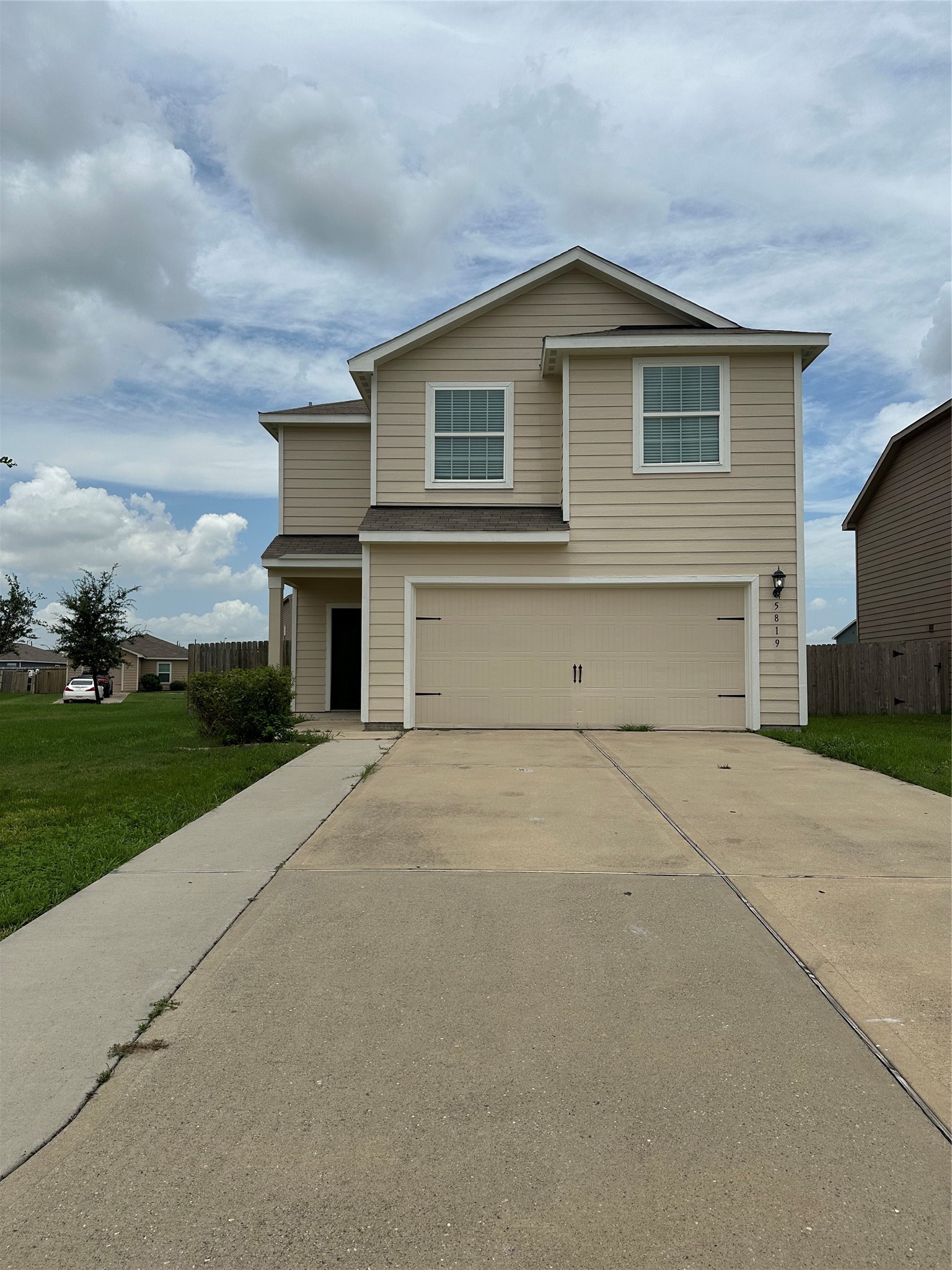 front view of house with a yard