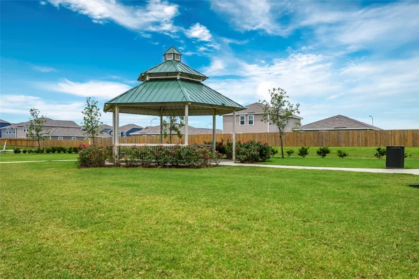 a view of a garden