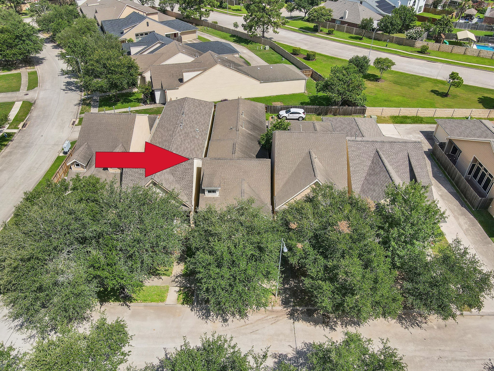 3607 Cedar Flats Lane Spring, TX 77386 - Photo 25 of 47 an aerial view of a house